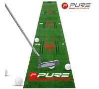 Pure2Improve Perfect Stroke Golf Putting Mat 30 X 275cm, Green