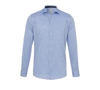 pure h. tico Men's 3388-788 Pure-City Hemd Silver Langarm Dress Shirt, Plain Light Blue, XS