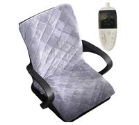 Pure Heating Pad with 30 Temperature Settings and 12 Timer Options Heated Seat Cushion Suitable for Shoulders, Neck, Waist, Abdomen, Back,Gray