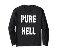 Pure Hell Slogan Long Sleeve T-Shirt