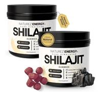 Pure Himalayan Shilajit Gummies | Lab Tested | No Sugar No Nasty Ingredients | Gold High Potency 2500mg | High Fulvic/Humic Acid, 85+ Minerals for Energy & Focus Boost (120 Count (Pack of 2))