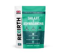 Pure Himalayan Shilajit With Ashwagandha - 60 Caps - 1300mg Serving - UK Made