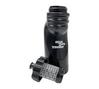 Pure Hydration - Aquapure Traveller Water Purifier Bottle 700ml, BPA Free, Removes Chemicals, Bacteria, Viruses and Microplastics, Ideal for Travel, Hiking, Camping, Survival and Emergencies