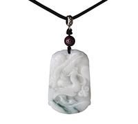 Pure Jadeite Phoenix Pendant Necklace Love Gift Amulet For Girls