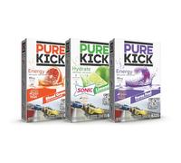 Pure Kick Forza Fuel Limited Edition Energy, Blood Orange Energy & Sonic Limeade Hydration Singles To Go Drink Mix - 3 / 6ct Boxes - 18 Total Packets