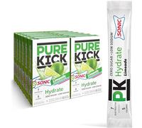 PURE KICK Hydration Singles to Go Drink Mix, Sonic Limeade, Includes 12 Boxes with 6 Packets in Each Box, 72 Total Packets