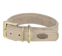 Pure leather dog collar Trixie