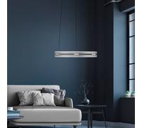 PURE LED pendant light E-Loop aluminium Ø 50 cm Aluminium CCT