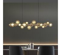 PURE LED pendant light E-Popup bronze glass/metal CCT 18-lg.