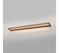 PURE LED wall lamp Puro bronze width 100cm aluminium dimmable