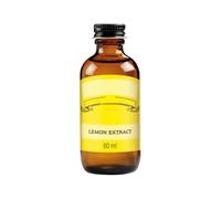 Pure Lemon Extract 60ml - All Natural Flavouring for Baking, Cooking & Beverages - Made from the Finest Sun-Ripened Lemons - Gluten-Free - Kosher