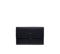 Pure Luxuries London 'ellen' Leather Travel Wallet In Dark Navy Dark Navy