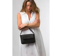 Pure Luxuries London 'olivia' Nappa Leather Evening Bag In Black Black