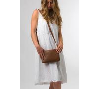 Pure Luxuries London 'raye' Nappa Leather Cross Body Bag In Brown Brown