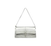 Pure Luxuries London 'sabina' Leather Grab Bag In Silver Silver