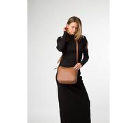 Pure Luxuries London 'sloane' Leather Cross Body Bag In Tan