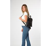 Pure Luxuries London 'theodora' Leather Backpack In Black Black One Size