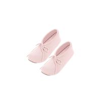 Pure Luxuries London Women's 'Appleby' Cashmere & Merino Wool Small Slippers in Light Pink | Size: 4/6