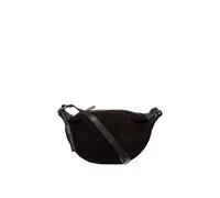 Pure Luxuries London Women's 'Harper' Suede Cross Body Bag in Black