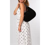 Pure Luxuries London Women's 'Juno' Suede Handbag in Black Pure Luxuries London Black One Size