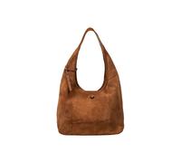 Pure Luxuries London Women's 'Polly' Suede Shoulder Bag in Tan