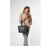 Pure Luxuries London Women's 'Roxby' Leather Tote Bag in Black
