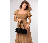 Pure Luxuries London Women's 'Verity' Suede Evening Bag in Black