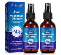 Pure Magnesium Oil Spray - 100% Natural High-Concentration Magnesium, Fast Absorbing, Promotes Relaxation, Sleep for Feet and Body
