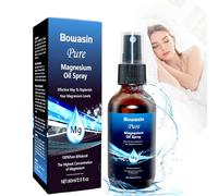 Pure Magnesium Oil Spray, Magnesium Sleep Spray,100% Natural Magnesium Oil Spray for Feet,Magnesium Spray for Sleep,Safe and Effective-60ml 2.02 fl oz