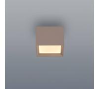 PURE Manhattan LED ceiling lamp, bronze, 1-bulb, CCT