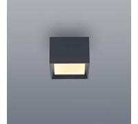 PURE Manhattan LED ceiling lamp, mystic grey, 1-bulb, CCT