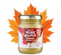 Pure Maple Organic Maple Butter - 160g, 100% Canadian Maple Syrup Spread, Dairy-Free, Vegan and Gluten-Free, Perfect for Pancakes and Waffles