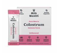 Pure Mare's Colostrum, Unflavored Powder, Freeze-Dried, Alternative to Bovine Colostrum, Immune Support, Superfood, No additives, 25 Serving Packets (2 Grams in Each Pack), Net Weight 50g