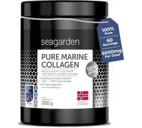 Pure Marine Collagen Powder - 5000mg - Hydrolyzed Collagen Peptides Type 1 - Supplements for Women and Men, for Hair, Skin and Nails - Unflavored, 300g, 60 Servings