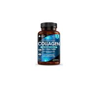 Pure Marine Collagen Type I 1470mg - Hydrolysed Peptides with Hyaluronic Acid & Vitamin C, High-Strength 60 Tablets