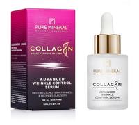Pure Mineral - Advanced Wrinkle Control Serum with Collagen - Dead Sea Minerals, Wrinkle Reduction, Firming - Silicone-Free, Sulfate-Free, Paraben-Free - 30ml
