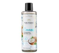 Pure Mineral Coconut Shower Gel 400ml - Hydrating Body Wash with Coconut Oil & Dead Sea Minerals - Moisturising Tropical Body Cleanser - For All Skin Types - Sulfate, Paraben & Silicone Free