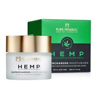 Pure Mineral - Supercharged Hemp Moisturizer - Dead Sea Minerals, Hemp Oil, Intense Hydration, Anti-Aging - Silicone-Free, Sulfate-Free, Paraben-Free - 50ml