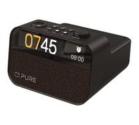 Pure Moment Charge Alarm Clock Radio with Wireless Charging - Black