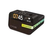 Pure Moment Charge Alarm Clock Radio with Wireless Charging - Black