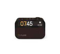 Pure Moment Charge Alarm Radio With Wireless Charging - Coffee Black, Dab+ Fm Bluetooth 5.3