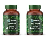 Pure Moringa Capsules - Pure Moringa Oleifera Leaf Powder -180 Vegan Capsules (Pack of 2)