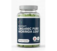 Pure Moringa Leaf - 120 Vegan Capsules - High Strength Moringa Oleifera - 500mg per Capsule - GMP HACCP UK Certified - 4 Month Supply - NO EXTRACTS - Pure ONLY