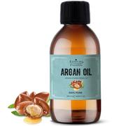 Pure Moroccan Argan Oil 250ml, 100% Natural Argan Carrier Oil for Face, Hair & Body Massage, Cold Pressed Vitamin E Face Oil, Curly Hair, Nail Oil & Body Oil for Women and Men