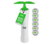 PURE MVP Mason Jar Vacuum Sealer Kit | 3X Faster & up to 8X the Vacuum of Electric, Premium Handheld High-Suction Vacuum Sealer for Jars | Perfect Seal for Juice, Smoothies, Food for Maximum Freshness