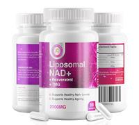 Pure NAD + Trans-Resveratrol + TMG | 2000mg | 3-in-1 Advanced Formula | NAD Resveratrol TMG Supplement | Boost NAD+ | Immune & Energy Support, Skin & Overall Health | 60 Capsules