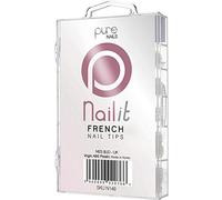 Pure Nails French Nail Tips Pack - (100 Nail Tips) (N140)