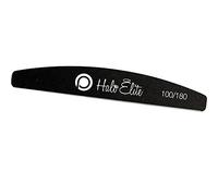 Pure Nails Halo Elite Black Moon Foam Nail Files - 100/180 Grit (Pack Of 5)
