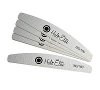 Pure Nails Halo Elite Zebra Moon Nail Foam Files - 180/180 Grit (Pack Of 5)