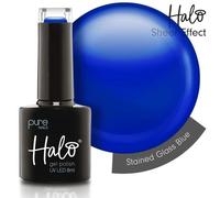 Halo Stained Glass Hema Free Gel Polish - Stained Glass Blue 8ml (HGP101)